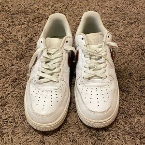 nike air force ones (used)  men’s 8 womens 9.5